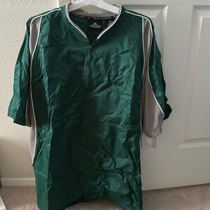 1/2 quarter zip short sleeve team wear.